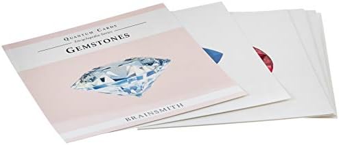 Brainsmith Quantum Flashcards, Gemstones - Learning Flash Card Set for Toddlers and Kids (8 months to 8 years) for Memory and Brain Development