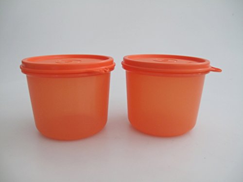 TUPPERWARE Kühlschrank 550ml Orange (2) Hit Panorama Julchen Küchen-Mini Parade 8645