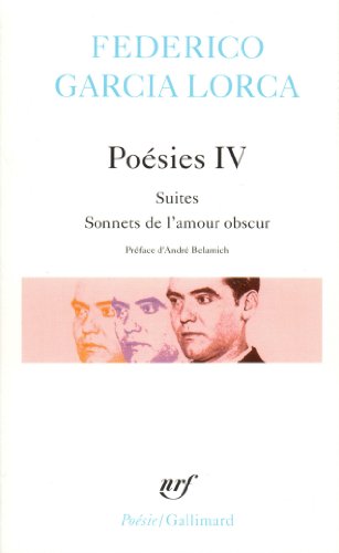 Book's Cover ofPoésie IV Sonnets de lamour obscur