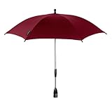 Mit 2 Biegeelementen Maxi-Cosi Sonnenschirm für Kinderwagen Elea, Mura, Mura Plus und Noa, Raspberry Red