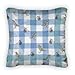 Produktbild New Pattern With Bird And Bicke Throw Pillow, Poplin, 16x16