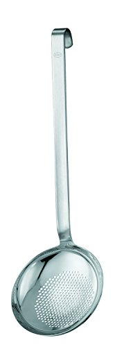 Rösle 10057 Haken Schaumlöffel flach fein gelocht, 12 cm Durchmesser - 2
