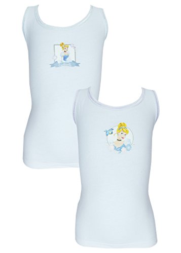 Pack of 2 Disney Cinderella Cotton Vests - 4-5 years - 110cm