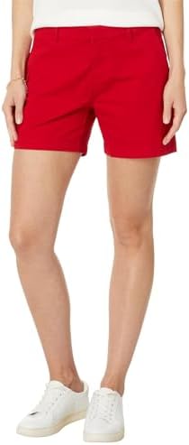 Tommy Hilfiger Hollywood - Pantaloncini da Donna, Cucitura Interna Lunga 12,7 cm, Scarlatto, 52