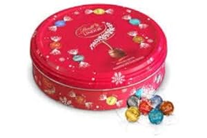 AMAMITRADE Chocolate Truffles - Assorted Chocolate Truffles Tin With Sticker - Milk, Milk And White, White, Dark 60% And Salted Caramel Chocolate Truffles - Christmas Mothers Day Family Fun