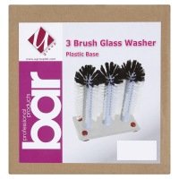 Preisvergleich Produktbild 3 Bürsten Glasreiniger / 3 Way Glaswaschbürsten, Glasreinigungsbürsten, Glasscheiben, Glaswäscher