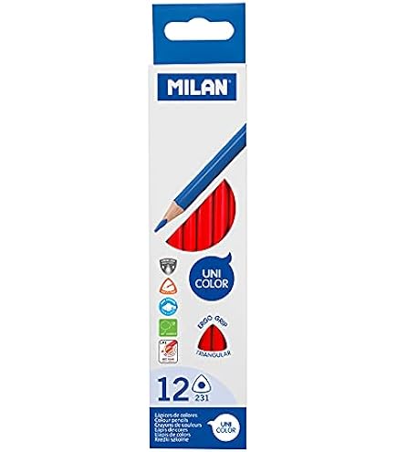 Confezione 12+12 Matite Colorate Stabilo Trio Maxi - Blu Cielo E Rosso Ciliegia - Sezione Triangolare Ergonomica Per Bambini