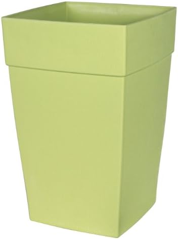 DCN Plastic 3508-34 Harmony Tall Planter, Bamboo Green