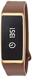 MyKronoz KRZEFIT2PULSE-BROWN-GOLD Activität Tracker Armband (Uhr, Schrittzähler, Schlafmessung, iOS/Androidm Benachrichtigungm Bluetooth) braun