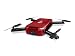 Produktbild C-me 20052 - Die fliegende Selfie-Kamera für Full HD-Videos und 8-MP-Fotos, fliegende Selfie-Cam mit GPS-Unterstützung, zusammenfaltbar, einfach per Smartphone fliegen, filmen und sofort teilen, rot