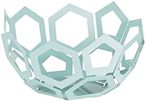 Fruit Basket Bowl - Color Blue Green - Design