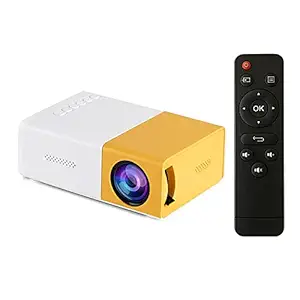 Decdeal Mini LED Projector Supports 720P / 1080P Portable Video Projector with Built-in Speaker & Remote Control Support/AV/USB/Audio 3.5mm Interface for Home Theater Entertainment