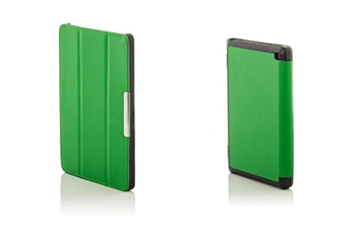 Forefront Cases® Neue Leder Hülle / Tasche / Case / Cover für Amazon Fire HD 6 Tablet (Oktober 2014) – Rundum-Geräteschutz und intelligente Auto-Sleep-Wake-Funktion mit 3-JAHRES-GARANTIE VON Forefront CASES – inkl. Eingabestift und Displayschutz - 4