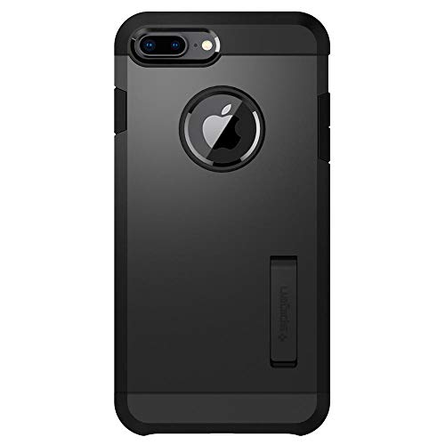 Spigen  Tough Armor 2   Generaci  n Funda iPhone 8 Plus y 7 Plus con Extrema Protecci  n y Tecnolog  a de Coj  n de Aire con Kickstand para iPhone 7 Plus  2016   iPhone 8 Plus  Negro 