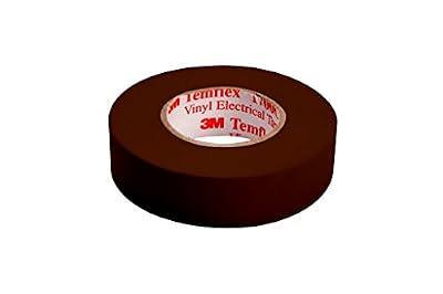 3M Temflex 3 M tbra1510 Temflex 1500 vinyle électrique Ruban isolant, 15 mm x 10 m, 0,15 mm, marron