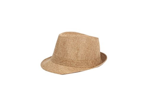 Preisvergleich Produktbild DESIGN FREUNDE Sonnenhut Sonnenschutz Hut Strandhut Strandkleidung Beachkleidung Beachwear - Sonnenhut Braun