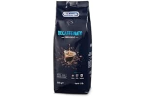E ELECTROTODO REPUESTOS Y PEQUEÑO ELECTRODOMESTICO DeLonghi Café en Grano Descafeinado Natural 500g Decaffeinato Espresso para Moler y para Cafetera Superautomática - Café Descafeinado de Tueste Medio 50% Arábica y 50% Robusta e Intensidad 5/6