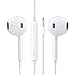 Produktbild Airylve Kopfhörer, Audio Kopfhörer In-Ear Sport Kopfhörer mit Mikrofon und Fernbedienung Kopfhörer 3.5mm Klinkenbuchse für Samsung Huawei Xiaomi Sony (Weiß)
