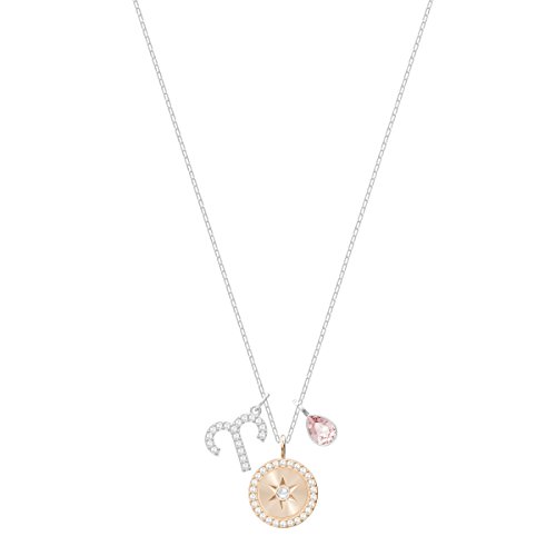 Swarovski Zodiac Anhänger, Widder, Rosa, Rhodiniert
