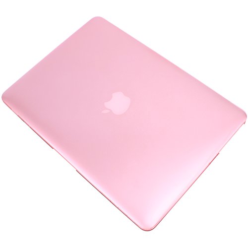 STONG Matte Gummierte Harte Schutzhülle mit Kickstand Ständer für Macbook Air 13 Hülle Cover Tasche Silicon Case Shell Hard Plastik mattiert SchutzTasche + tpu Tastatur-Schutzfolie(Rosa,MacBook Air 13 A1369 / A1466) - 3