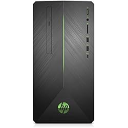 HP Pavilion Gaming 690-0006ns- Ordenador de sobremesa (Intel Core i5-8400, 8GB RAM, 1TB HDD, Nvidia GTX 1050ti 4GB, Windows 10), Color Negro, Con Teclado QWERTY y Ratón