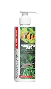 AquaNature Aquarium Medicine WhiteSpot Cure Special (White spot Velvet,Swim Bladder Disorder & Disinfectant for Fish Eggs for Fresh Water Aquarium) 250ml/8.5oz