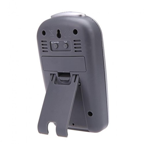 Gazechimp LCD Digital Innen Hygrometer Thermometer mit Zeit Thermo-hygrometer - 5