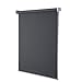 Produktbild Rollos YXX Grau Fenster lichtundurchlässigen Stoff Roll Up Rolläden, Innen/Außen installieren, Anpassbare (Farbe : 55% Blackout, größe : 50x80cm)