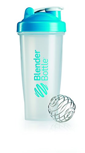 BlenderBottle Classic Shaker / Eiweiß Shaker / Diät Shaker / Protein Shaker mit Blenderball Stahlkugel