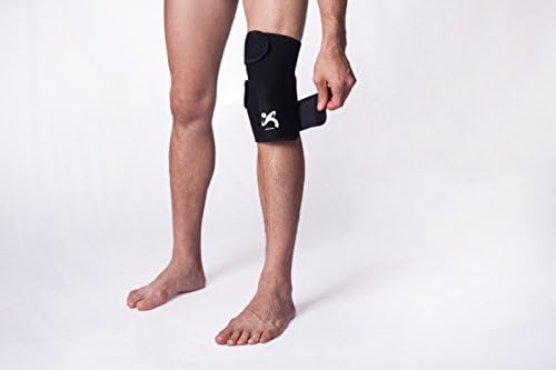 SANJIN Knee Brace - Support Sleeve and Compression for Weightlifting, Powerlifting, Basketball, CrossFit and other Sports. Fits Men and Women KS002