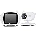 Produktbild MRDEAR Babyphone mit Kamera, 3.5 Zoll Wireless Video Baby Monitor mit Digitalkamera, Nachtsicht, Temperatursensor, Schlaflieder, 2 Way Talkback System Babyfon, Weiß