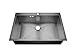 Price comparison product image 740 x 480 mm Top Mount/Inset Single Bowl Handmade Satin Stainless Steel Kitchen Sink With Tap Hole & Waste (DS027-1)