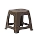 Produktbild XXAICW Kunststoff Hocker Hocker verdickte Skid Erwachsene nach Hause kleines Baby Stuhl Wohnzimmer Hocker , Trompete Schokolade