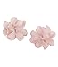 Produktbild SIX "Blumen" 2er Set Haar Spangen, Haarklammern, Haarclips mit schönen rosa glitzernden Orchidee Textil Blumen, Damen, Kinder, Dutt, 6 cm (488-073)
