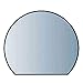 Produktbild Glasbodenplatte 8 mm Stärke, 120 x 105 cm, Halbrund 21.02.883.2 Glasplatte Funkenschutz Platte Kamin Ofen Kaminöfen Lienbacher Vorlegeplatte Bodenplatte ESG Sicherheitsglas