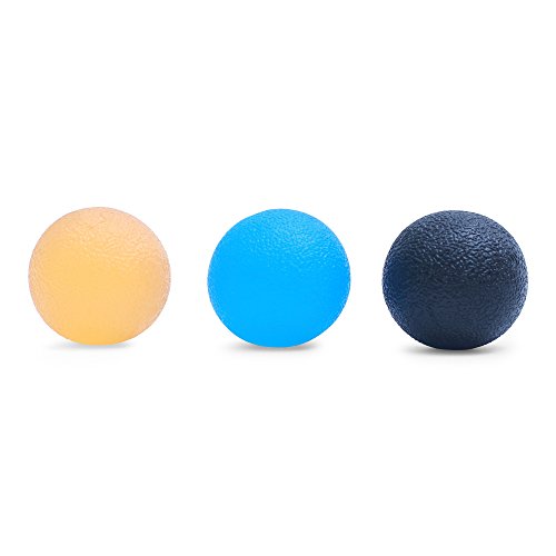 Premium Handmuskeltrainer „Strong Grip“ von Sportastisch :: 3 hochwertige Stressbälle im Set:: einstellbare Fingerhantel :: in geprüfter Qualität :: verschiedene Härtegrade der Schaumstoffbälle bis 20 kg :: ideal für Kletterer, Bodybuilder, bei Stress, Rheuma oder nach Schlaganfall:: optimal als Handtrainer, Unterarmtrainer, Fingertrainer, Handgelenk trainer :: Durchmesser 5cm, auch für Kinder geeignet :: BONUS E-book „Handtraining“ :: inklusive 3 Jahren Sportastisch Produktgarantie - 7