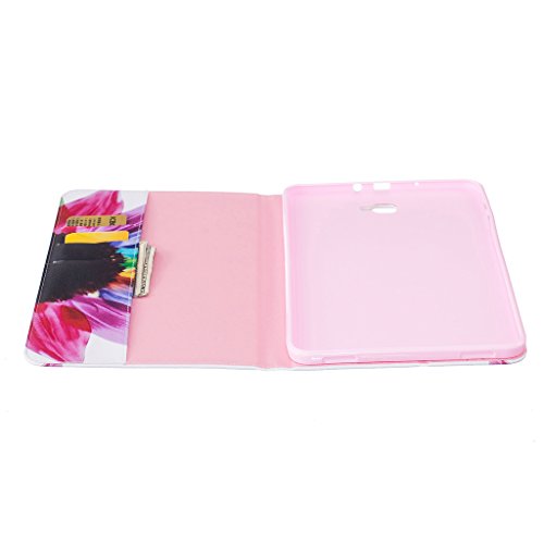 Samsung Galaxy TAB A 10.1 Hülle, COLJOY Samsung Galaxy TAB A 10.1 SM-T580 T585 – Kunstledertasche PU Schutzhülle Tasche Leder Brieftasche Hülle Case Cover mit praktischer Ständerfunktion und Auto Sleep / Wake Up Funktion, BF52 - 5