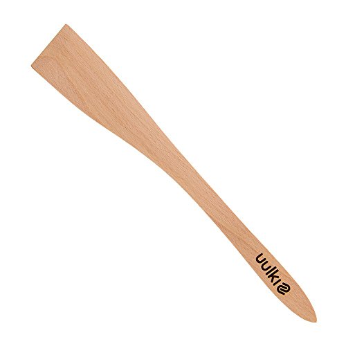 Uulki® 5-tlg. Pfannenwender Set aus Ardenner Buchenholz – Küchenutensilien hergestellt in Europa – Umweltfreundliche Bratenwender / Backschaufel / Spaten und spitzem Pfannkuchenwender /Crepes-Wender - 4