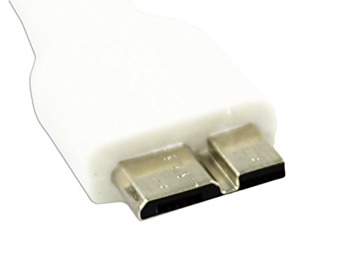 COM-FOUR® USB 3.0 Super Speed Kabel A-Stecker auf Micro-B-Stecker mit vergoldeten Kontakten 30cm weiß für PC & Mac – Zum Verbinden von Smartphone, Tablet, Kamera, Drucker, externe Festplatte usw. - 2