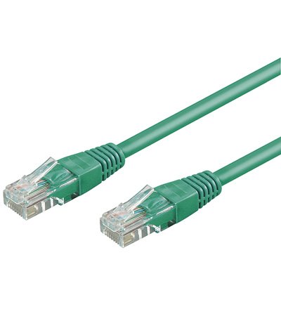 Preisvergleich Produktbild Patchkabel, Cat. 6, U / UTP, grün, 15m, Good Connections®