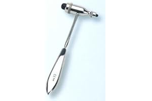 KIRCHNER & WILHELM GMBH + CO. KG Reflexhammer mit Metallgriff nach Trömner, Körpervermessung, Funktionsmessung, Diagnostik