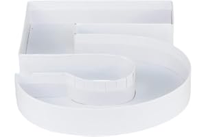 WENPACK 20.8cm Fillable Cardboard Number Paper Mache Chocolate Sweets Candy Container Box Birthday Party (White, 5)