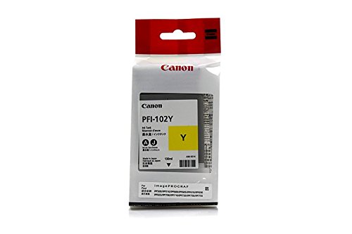 Canon Imageprograf IPF 710 - Original Canon 0898B001 PFI-102Y - Cartouche d encre Jaune - Canon Imageprograf IPF 710 - Original Canon 0898B001 PFI-102Y - Cartouche d encre Jaune -