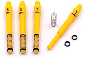 CUESOUL TERO AK7 Tiges de fléchettes à Ressort intégré télescopique, Lot de 4 pièces