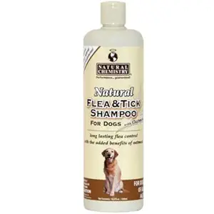 Natural Chemistry Natural Flea and Tick Shampoo with Oatmeal for Dogs, 16.9-Ounce