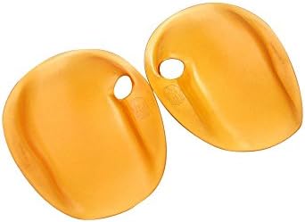 Escomdp Strapless and Eco-friendly Swimming Hand Paddles Flippers Training Webbed Gloves, One Pair(100 g) (S: 16.5*13.5 cm)