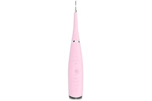 NO NONSENSE PRODUCTS Electric Sonic Plaque Remover Dental Teeth Cleaning Scaler Tooth Tartar Calculus Cleaner 5 Speed Settings Pink