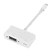Produktbild JUNERAIN 8Pin Interface für VGA Adapter Video Konverterkabel 1080P für iPhone iPad