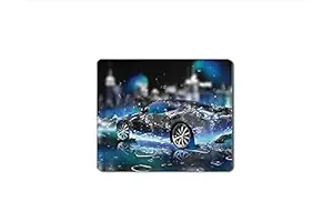 Car Print Mouse Pad|Mouse pad for PC/Laptop/Desktop Rubber Base Matte Finish|Non-Skid Technology Mouse Pad for Office Boys Girls