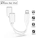 Produktbild Kopfhörer Adapter für iPhone 8 Dongle Jack Kopfhöreradapter für iPhone 8 / 8Plus / 7 / 7Plus iPhone X Kopfhörer Aux Audio- und Ladeadapter [Audio + Laden + Anruf + Lautstärkeregler] Unterstützt iOS 12